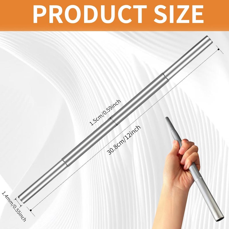 MCSDFN 5 Pcs Golf Club Extensions Steel Shaft 0.60" Golf Shaft Extension Golf Club Shaft Extensions Putter Extension kit for Iron and Wood Golf Clubs Length Adjustment - Image 2